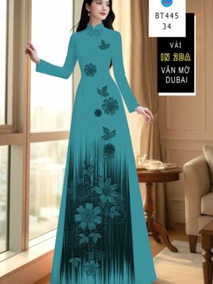 Vải Áo Dài In 4D AD BT445