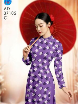 Vải Áo Dài Hoa Đều AD 37105
