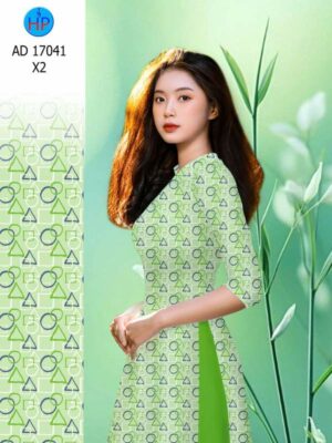 Vải Áo Dài Hoa Văn AD 17041