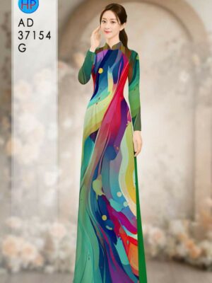 Vải Áo Dài Hoa Văn AD 37154