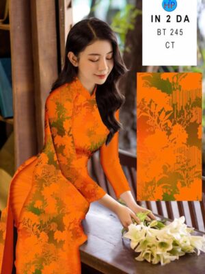Vải Áo Dài In 4D AD BT245
