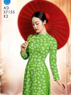 Vải Áo Dài Hoa Đều AD 37155