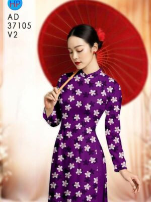 Vải Áo Dài Hoa Đều AD 37105