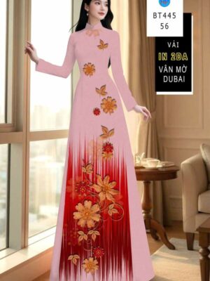 Vải Áo Dài In 4D AD BT445