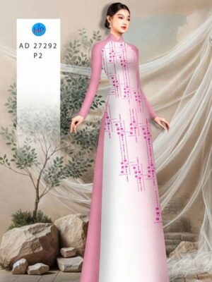 Vải Áo Dài Hoa Văn AD 27292