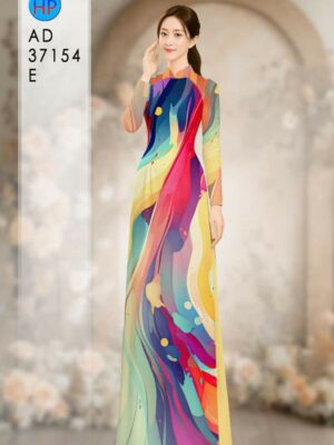Vải Áo Dài Hoa Văn AD 37154