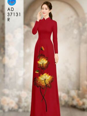 Vải Áo Dài Hoa Sen AD 37131