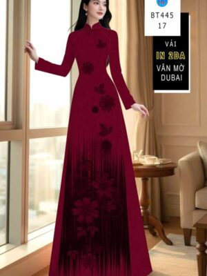 Vải Áo Dài In 4D AD BT445