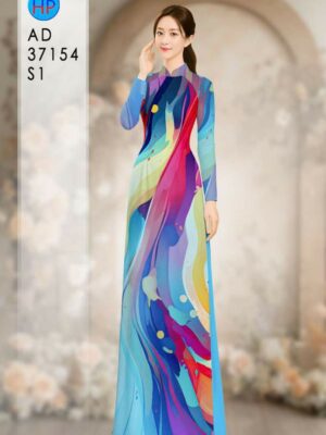 Vải Áo Dài Hoa Văn AD 37154