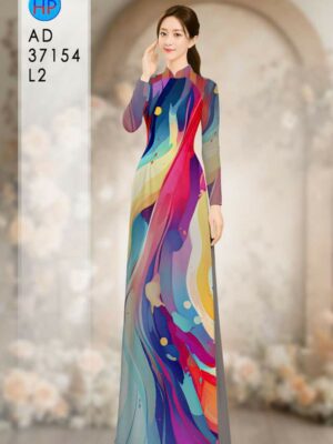 Vải Áo Dài Hoa Văn AD 37154