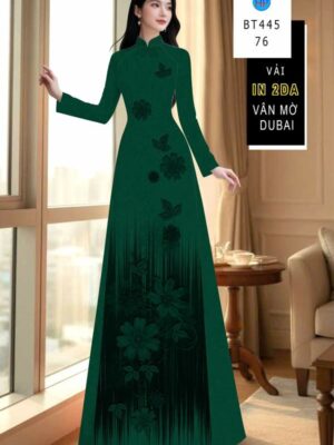Vải Áo Dài In 4D AD BT445