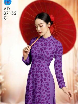 Vải Áo Dài Hoa Đều AD 37155