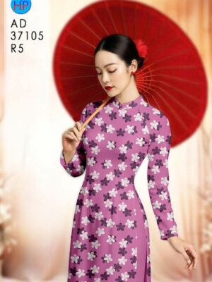 Vải Áo Dài Hoa Đều AD 37105