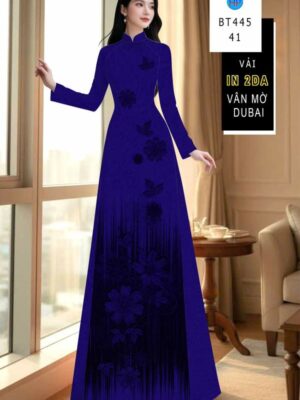 Vải Áo Dài In 4D AD BT445