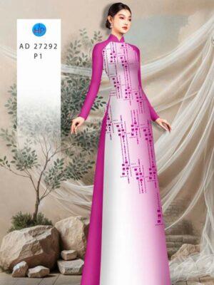 Vải Áo Dài Hoa Văn AD 27292