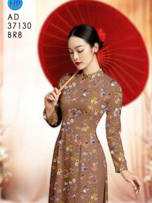 Vải Áo Dài Hoa Đều AD 37130