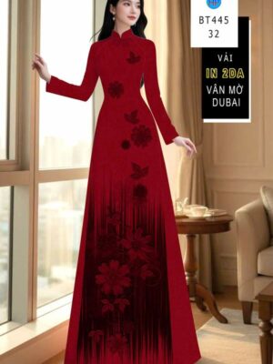 Vải Áo Dài In 4D AD BT445