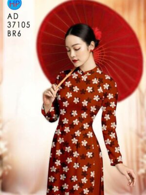 Vải Áo Dài Hoa Đều AD 37105