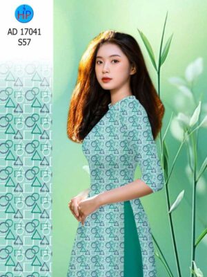 Vải Áo Dài Hoa Văn AD 17041