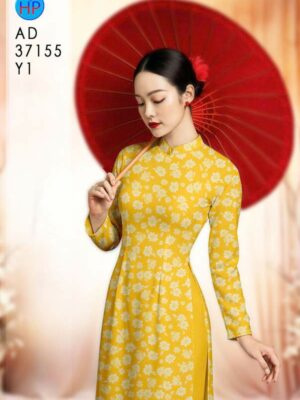 Vải Áo Dài Hoa Đều AD 37155