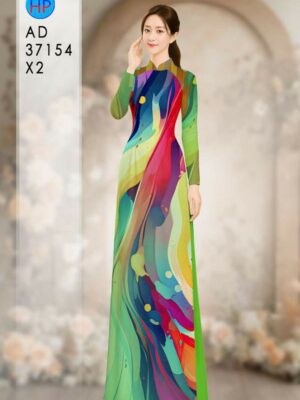 Vải Áo Dài Hoa Văn AD 37154