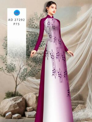 Vải Áo Dài Hoa Văn AD 27292