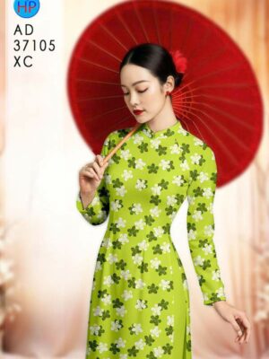 Vải Áo Dài Hoa Đều AD 37105