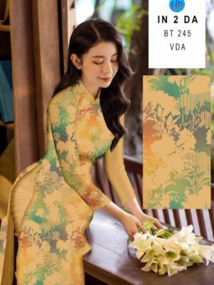 Vải Áo Dài In 4D AD BT245
