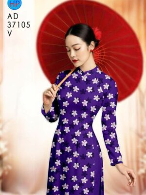 Vải Áo Dài Hoa Đều AD 37105