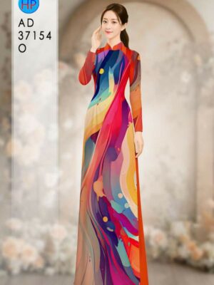 Vải Áo Dài Hoa Văn AD 37154
