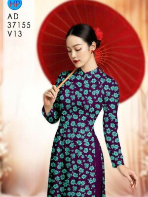 Vải Áo Dài Hoa Đều AD 37155