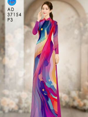 Vải Áo Dài Hoa Văn AD 37154