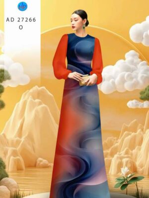 Vải Áo Dài Hoa Văn AD 27266
