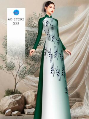 Vải Áo Dài Hoa Văn AD 27292