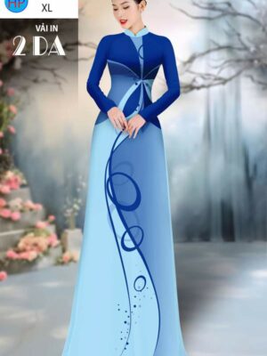 Vải Áo Dài In 4D AD LY248