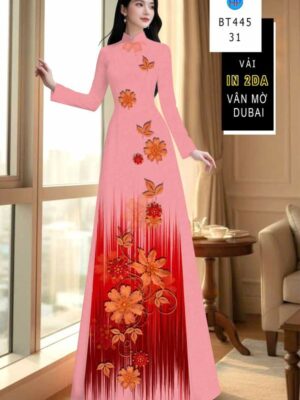 Vải Áo Dài In 4D AD BT445