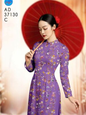 Vải Áo Dài Hoa Đều AD 37130