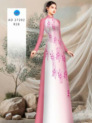 Vải Áo Dài Hoa Văn AD 27292