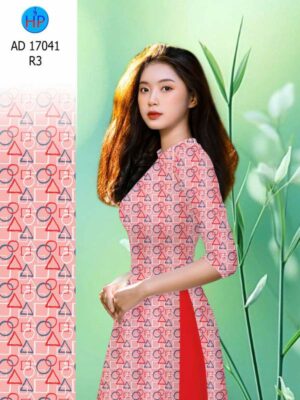 Vải Áo Dài Hoa Văn AD 17041