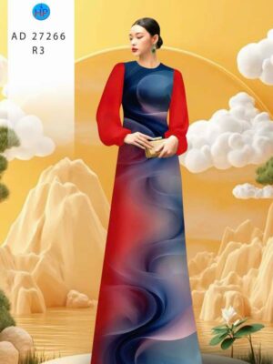 Vải Áo Dài Hoa Văn AD 27266
