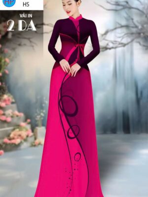 Vải Áo Dài In 4D AD LY248