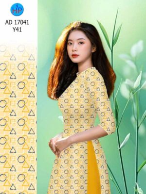 Vải Áo Dài Hoa Văn AD 17041