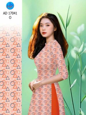 Vải Áo Dài Hoa Văn AD 17041