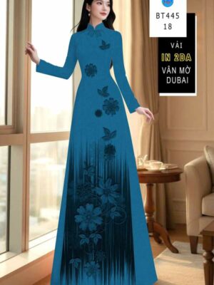 Vải Áo Dài In 4D AD BT445