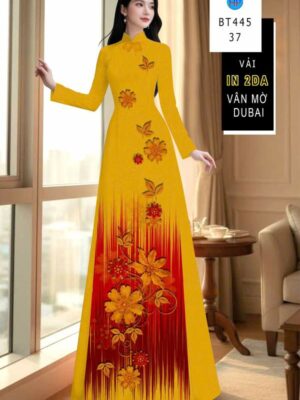 Vải Áo Dài In 4D AD BT445