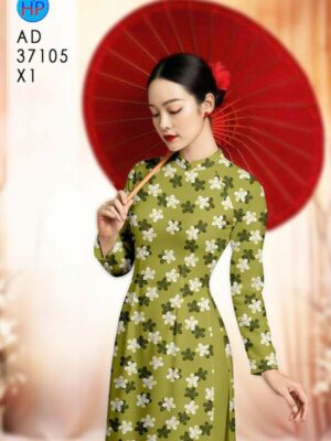 Vải Áo Dài Hoa Đều AD 37105