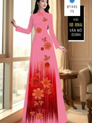 Vải Áo Dài In 4D AD BT445