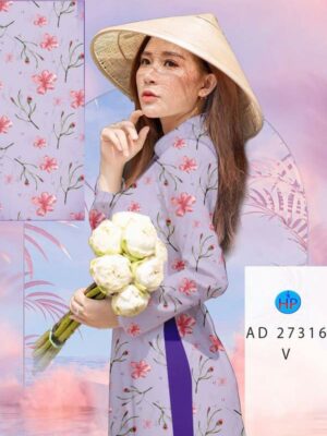 Vải Áo Dài Hoa Đều AD 27316