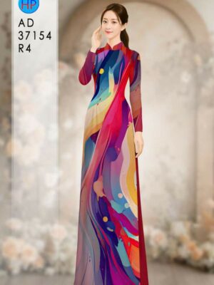 Vải Áo Dài Hoa Văn AD 37154