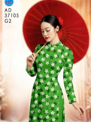 Vải Áo Dài Hoa Đều AD 37105
